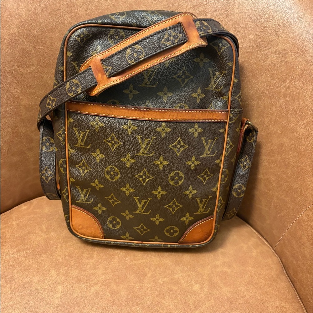Louis Vuitton Brown Monogram Danube Bag with COA
